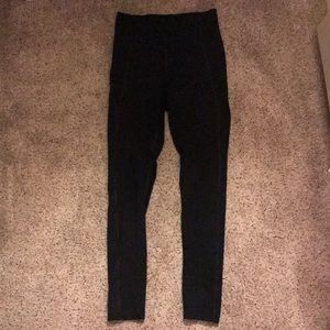 High Waisted Black Exercise Leggings